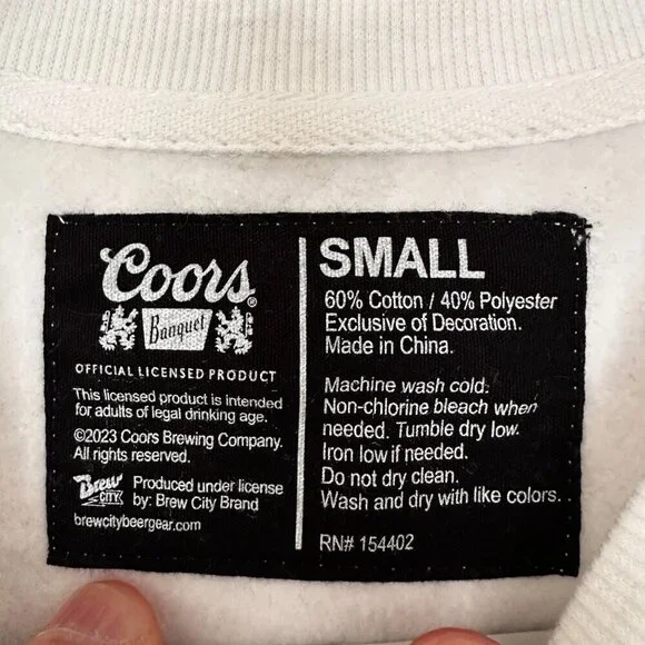 COORS GOLDEN COLORADO SWEATER ,GREAT CONDITION SIZE SMALL, VERY SOFT, UNISEX - Picture 2 of 7